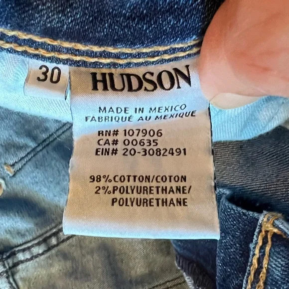 Hudson denim; Beth mid rise, baby boot; size 30; great condition-like new - Picture 6 of 12